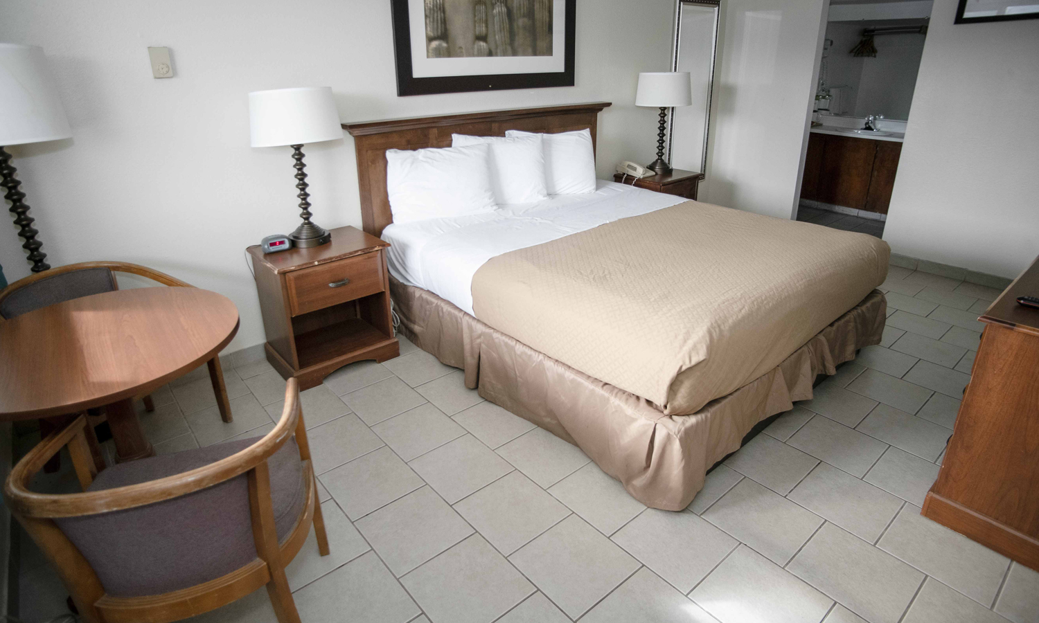 Our Comfortable and Clean Rooms Will Make You Feel 
									at Home